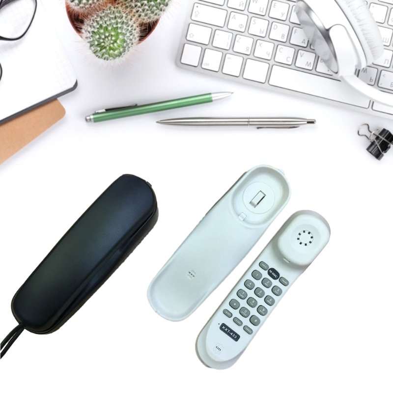 Home Office Phone Number - โทรศัพท์บ้าน โทรศัพท์ติดผนัง, โทรซ้ำหมายเลขล่าสุด, หยุดชั่วคราว ติดผนังได้สำหรับสำนักงาน โรงแรม