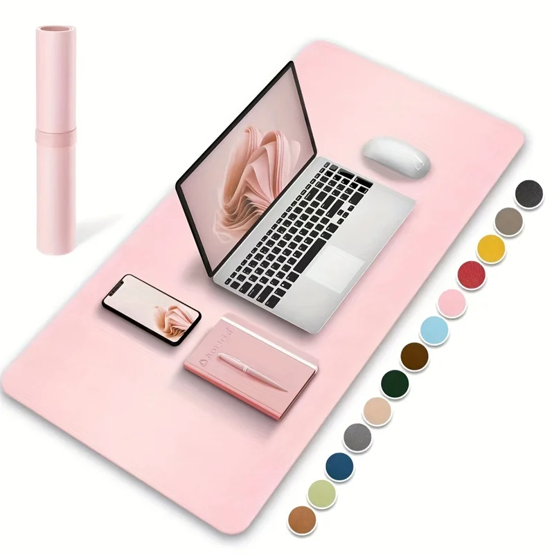 Home Office Keyboard - 1 ชิ้นขนาดใหญ่ขนาด 600*300 มม.แผ่นรองโต๊ะทำงาน PU หนังกันน้ำแผ่นรองเม้าส์เดสก์ท็อปคีย์บอร์ดแผ่นรองเม้าส์สำหรับเล่นเกม