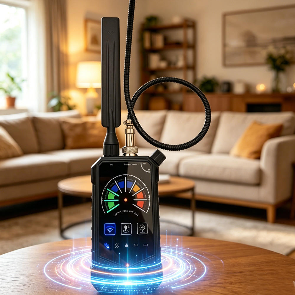 Home Office Hacks - เครื่องตรวจจับกล้องแอบถ่ายระดับมืออาชีพ เครื่องสแกนสัญญาณ RF ป้องกันการสอดแนม อุปกรณ์ป้องกันความปลอดภัย ตรวจจับกล้องซ่อน