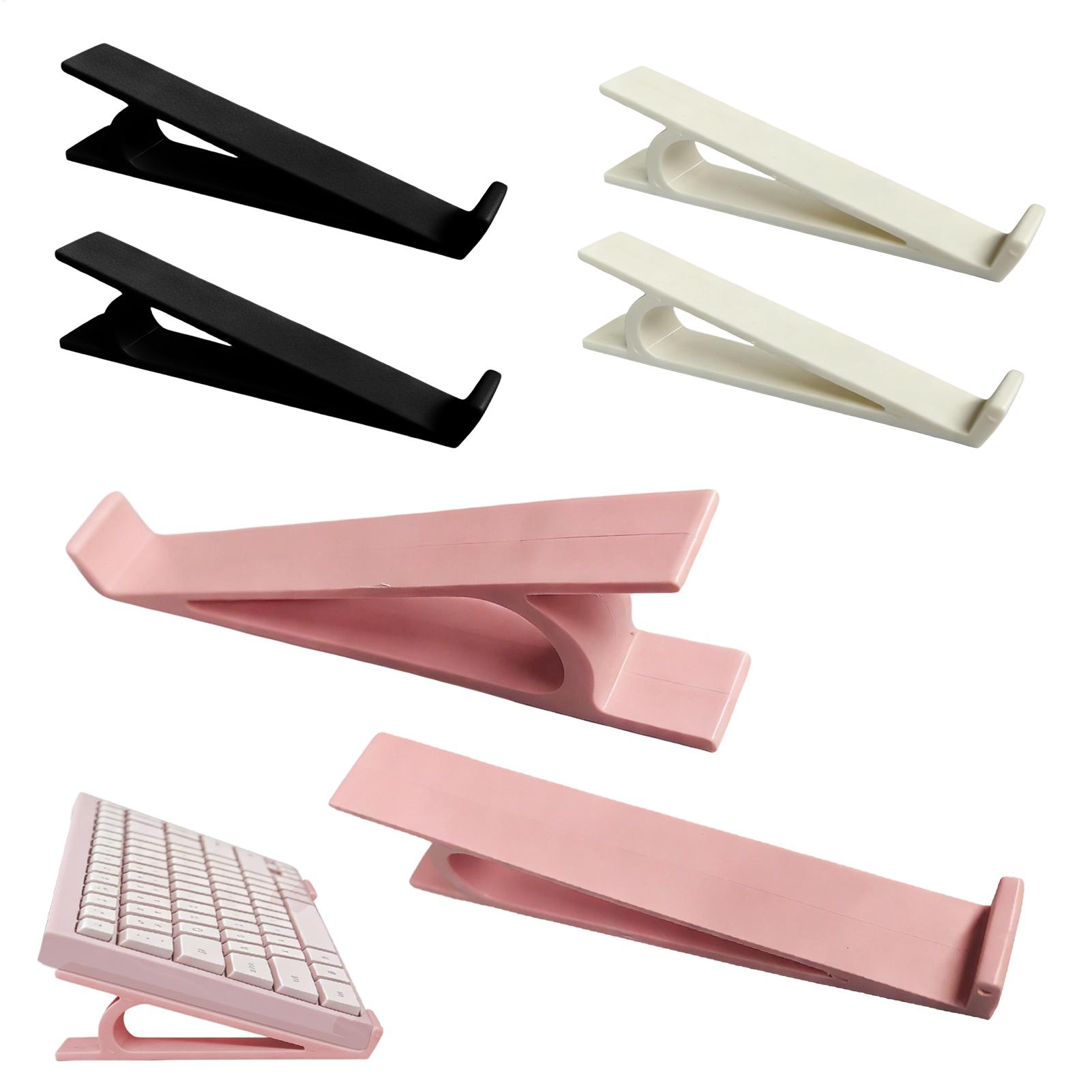 Home Office Keyboard - ขาตั้งคีย์บอร์ดอเนกประสงค์ 2 ชิ้น/คู่ ขาตั้งคอมพิวเตอร์กันลื่นตามหลักสรีรศาสตร์สำหรับโต๊ะพิมพ์งานเล่นเกมโฮมออฟฟิศ
