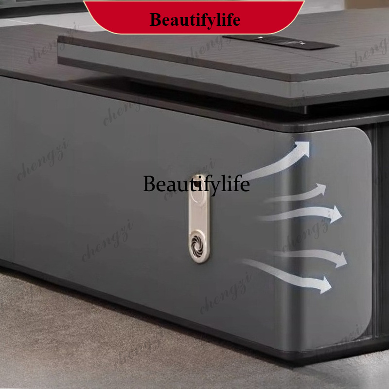 Home Office L Shaped Desk - K178 โต๊ะทำงานสไตล์โมเดิร์น โต๊ะทำงานรูปตัว L สำหรับโฮมออฟฟิศ พร้อมที่เก็บของ