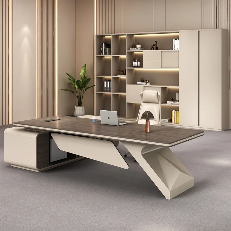 โต๊ะทำงานสำนักงานพร้อมที่เก็บข - Home Office L Shaped Desk บทวิจารณ์และราคา
