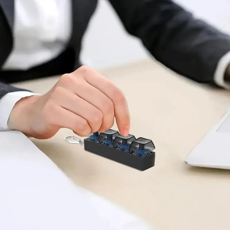 ปุ่มกดนิ้ว 4 ปุ่ม ของเล่นคลายเ - Home Office Keyboard บทวิจารณ์และราคา