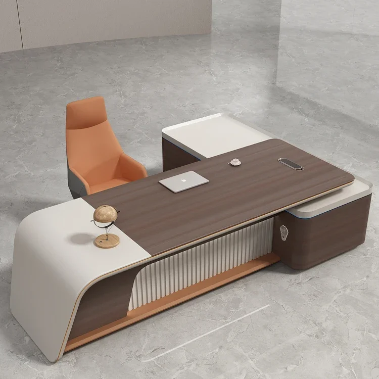 โต๊ะคอมพิวเตอร์พร้อมที่เก็บของ - Home Office L Shaped Desk บทวิจารณ์และราคา