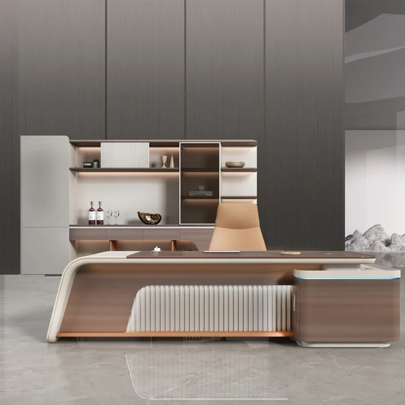 โต๊ะคอมพิวเตอร์พร้อมที่เก็บของ - Home Office L Shaped Desk บทวิจารณ์และราคา