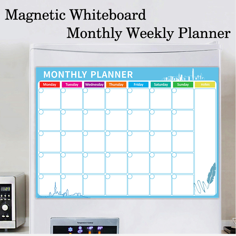 แม่เหล็กรายสัปดาห์รายเดือนปฏิท - Magnetic Calendar Board บทวิจารณ์และราคา