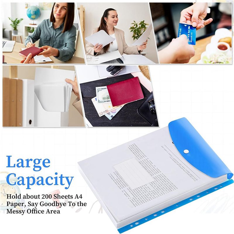 กระเป๋าเอกสารพลาสติก ABRI-A4,  - Home Office Travel Document บทวิจารณ์และราคา