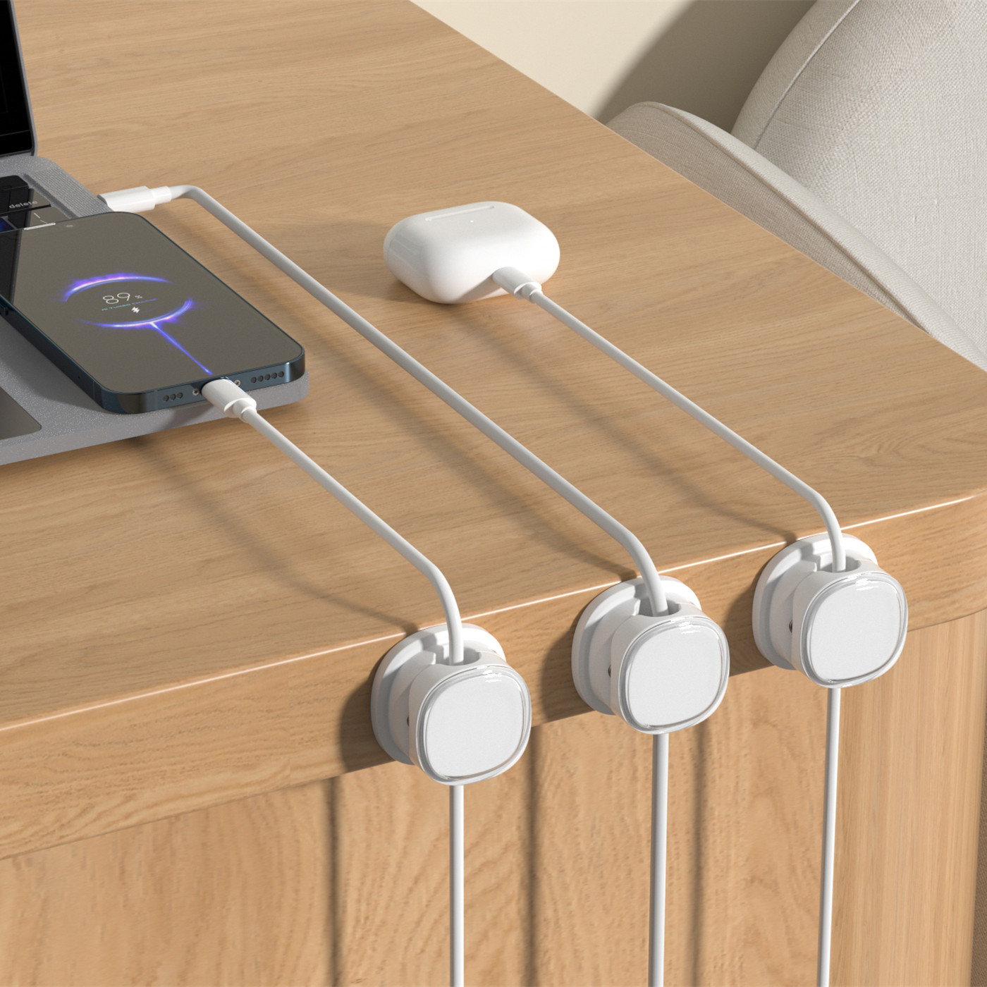 3/6/8/12PCS คลิปหนีบสายแม่เหล็ - Home Office Call Center บทวิจารณ์และราคา
