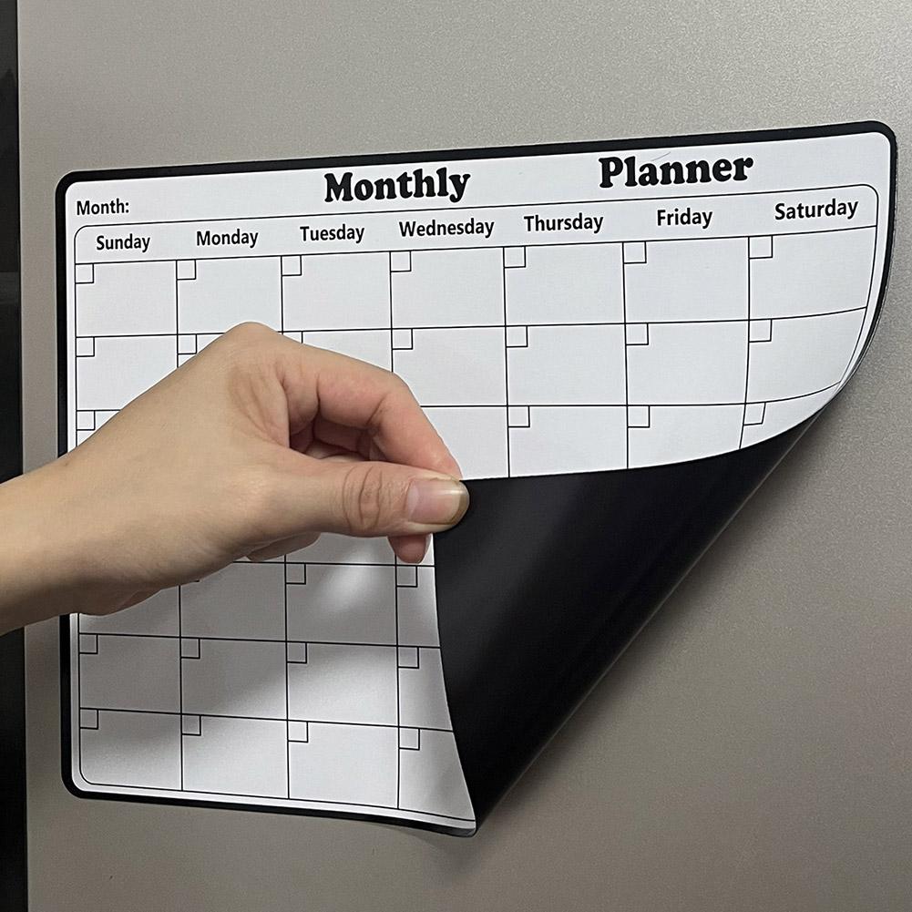 ปฏิทินลบแห้งแบบแม่เหล็กที่มีสไ - Magnetic Calendar Board บทวิจารณ์และราคา