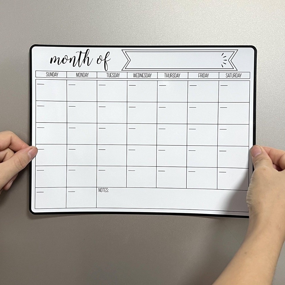 ปฏิทินแม่เหล็กแบบแห้งลบได้ติดผ - Magnetic Calendar Board บทวิจารณ์และราคา