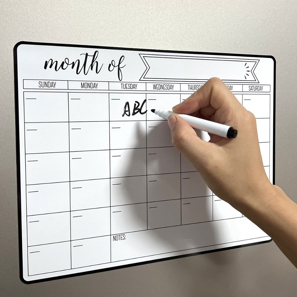 ปฏิทินแม่เหล็กแบบแห้งลบได้ติดผ - Magnetic Calendar Board บทวิจารณ์และราคา