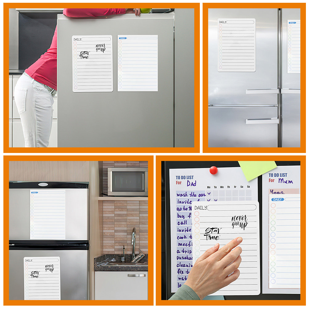 กระดานไวท์บอร์ดแม่เหล็ก 6 แผ่น - Magnetic Calendar Board บทวิจารณ์และราคา