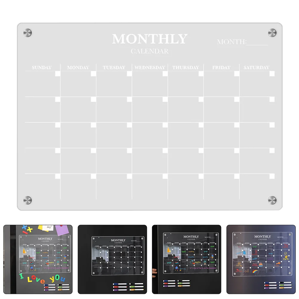 แม่เหล็กตู้เย็น BOARD อะคริลิค - Magnetic Calendar Board บทวิจารณ์และราคา