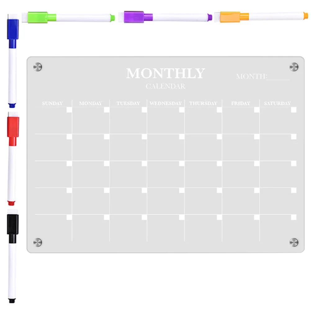 แม่เหล็กตู้เย็น BOARD อะคริลิค - Magnetic Calendar Board บทวิจารณ์และราคา