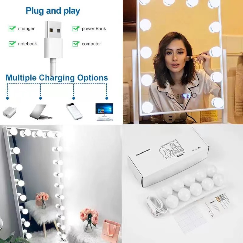 ไฟ LED วางกระจกแต่งหน้าหลอดไฟ, - Home Office Lamp บทวิจารณ์และราคา