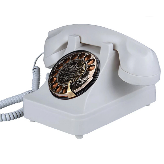 โทรศัพท์บ้านแบบหมุนย้อนยุค ไร้ - Home Office Call Center บทวิจารณ์และราคา