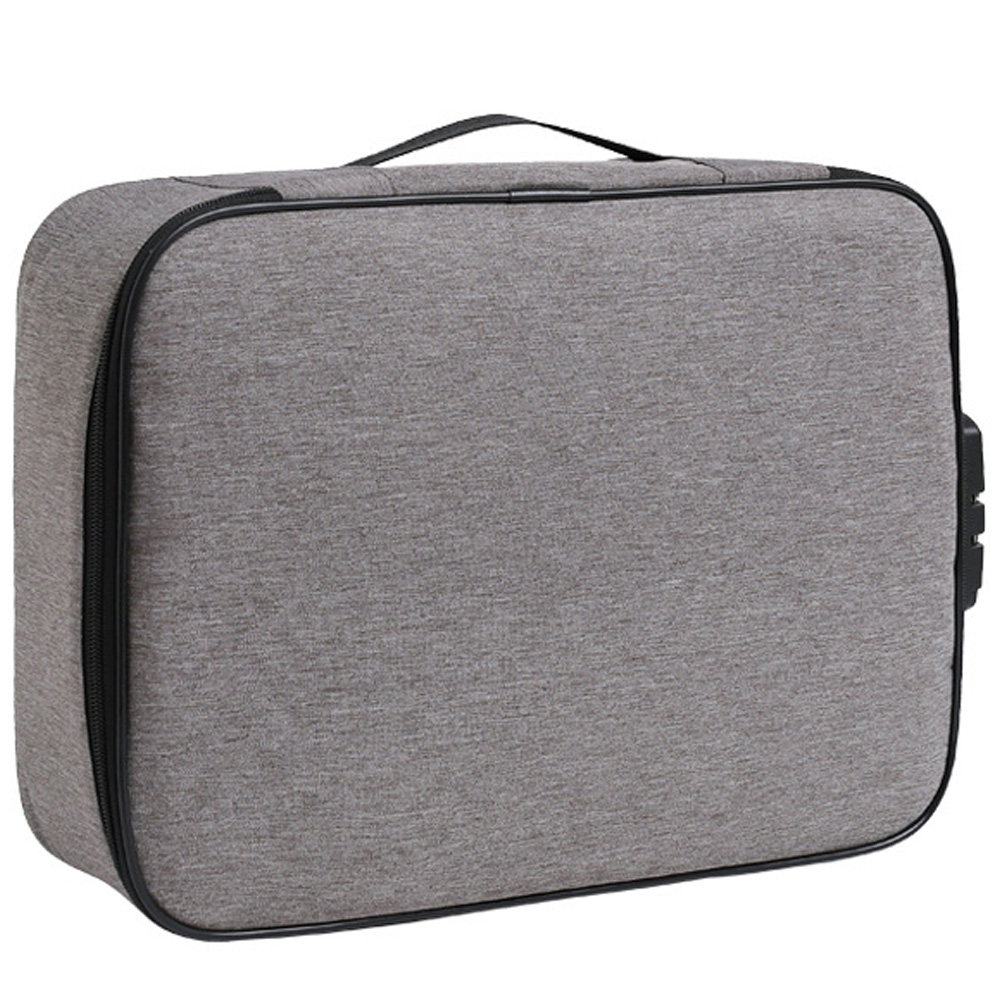 กล่องเก็บเอกสารแบบพกพาพร้อมกุญ - Home Office Travel Document บทวิจารณ์และราคา