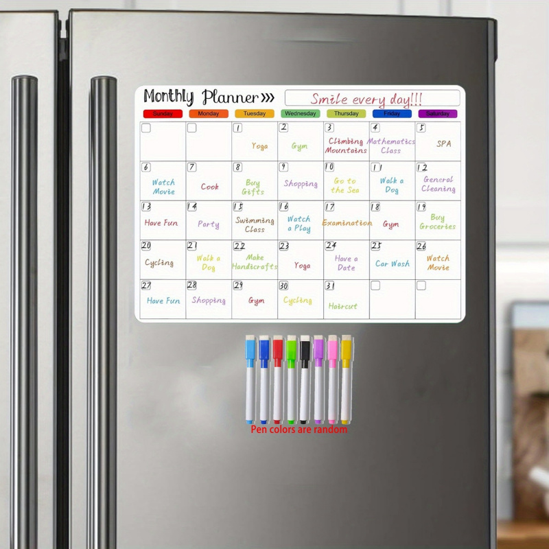 ชุดไวท์บอร์ดแม่เหล็กขนาดใหญ่แบ - Magnetic Calendar Board บทวิจารณ์และราคา