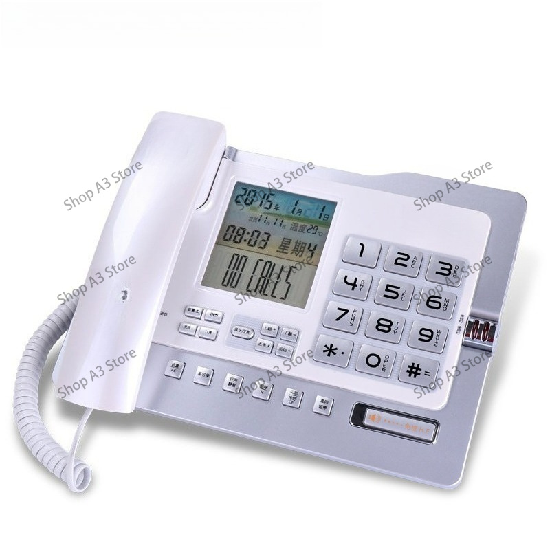 G026 โทรศัพท์สำนักงาน/บ้าน สีด - Home Office Phone Number บทวิจารณ์และราคา