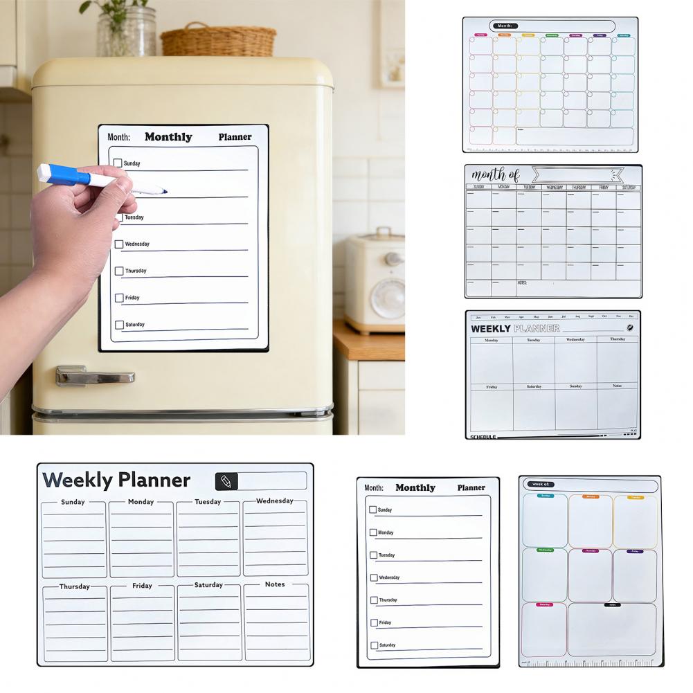 กระดานไวท์บอร์ดแม่เหล็กสำหรับต - Magnetic Calendar Board บทวิจารณ์และราคา