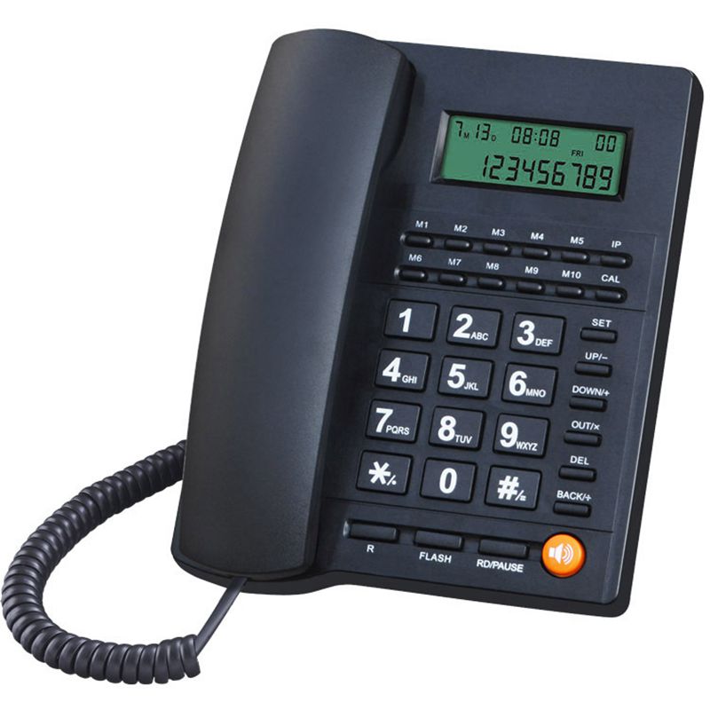โทรศัพท์บ้าน Caller ID โทรศัพท - Home Office Phone Number บทวิจารณ์และราคา