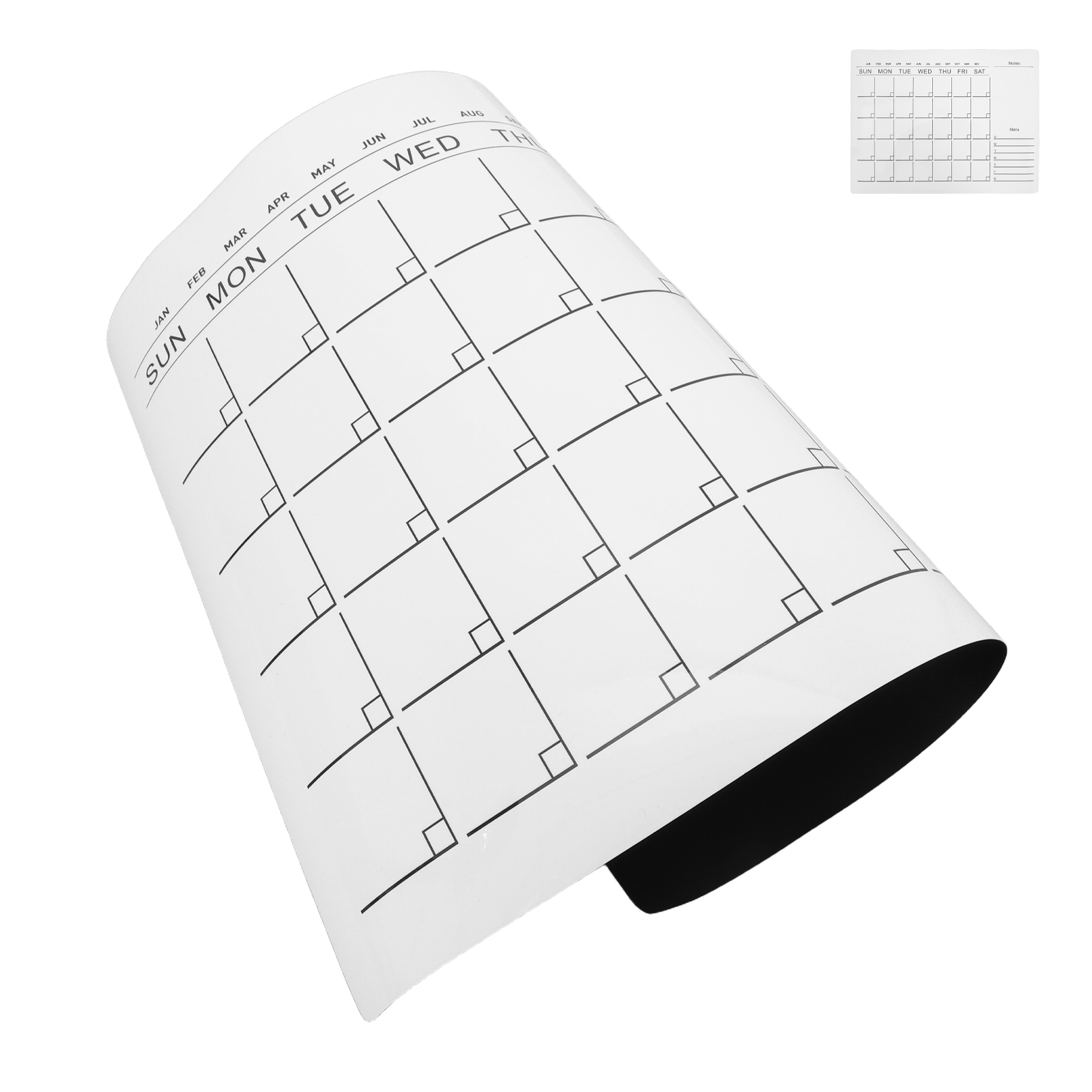 สติกเกอร์ไวท์บอร์ดแบบแห้ง 1 แผ - Magnetic Calendar Board บทวิจารณ์และราคา