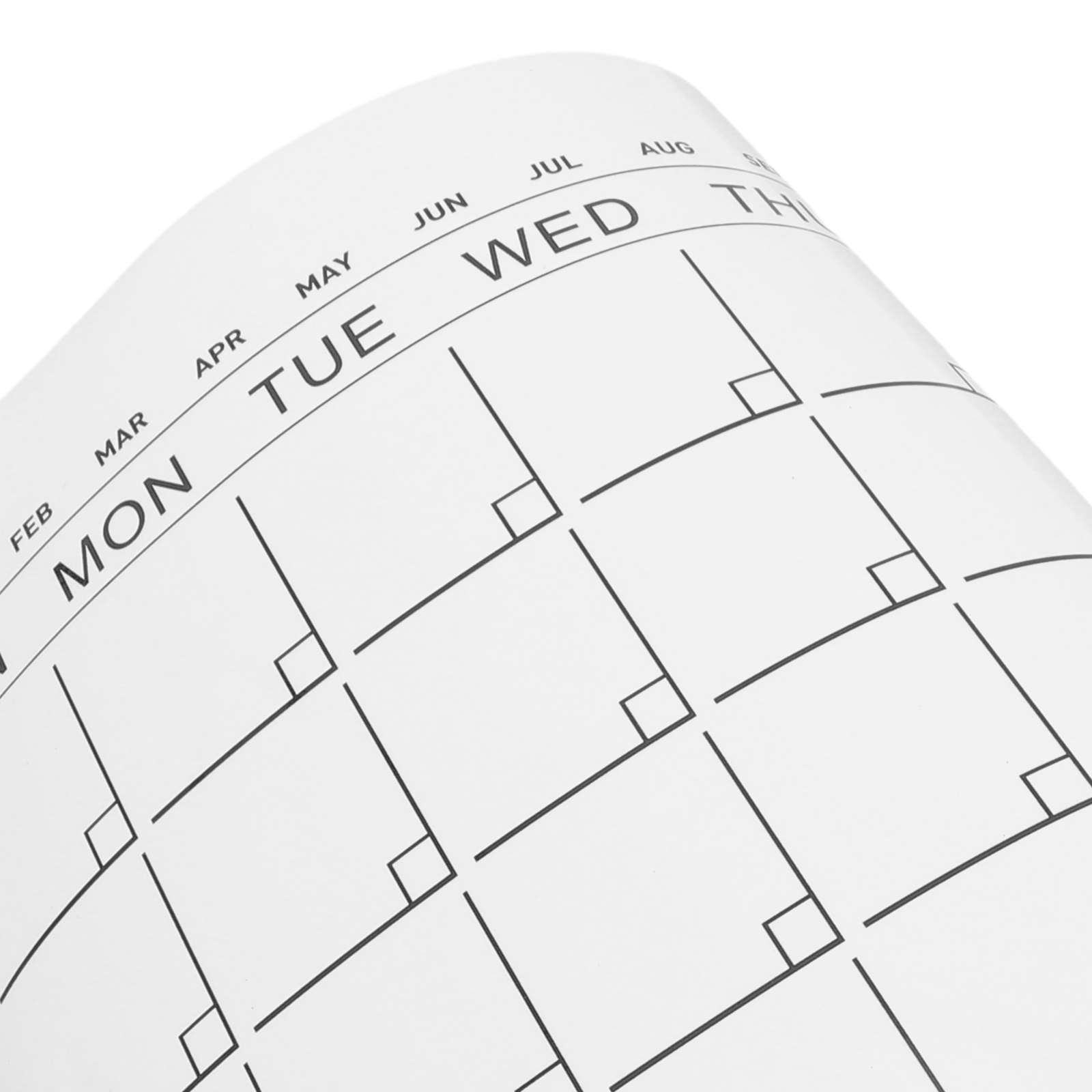 สติกเกอร์ไวท์บอร์ดแบบแห้ง 1 แผ - Magnetic Calendar Board บทวิจารณ์และราคา