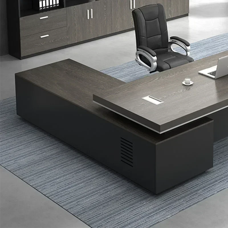 โต๊ะทํางานคอมพิวเตอร์หน่วยงาน  - Home Office L Shaped Desk บทวิจารณ์และราคา