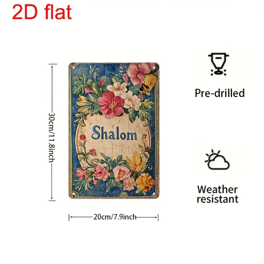 CIFBUY ป้ายโลหะอลูมิเนียมลายดอ - Home Office Art บทวิจารณ์และราคา