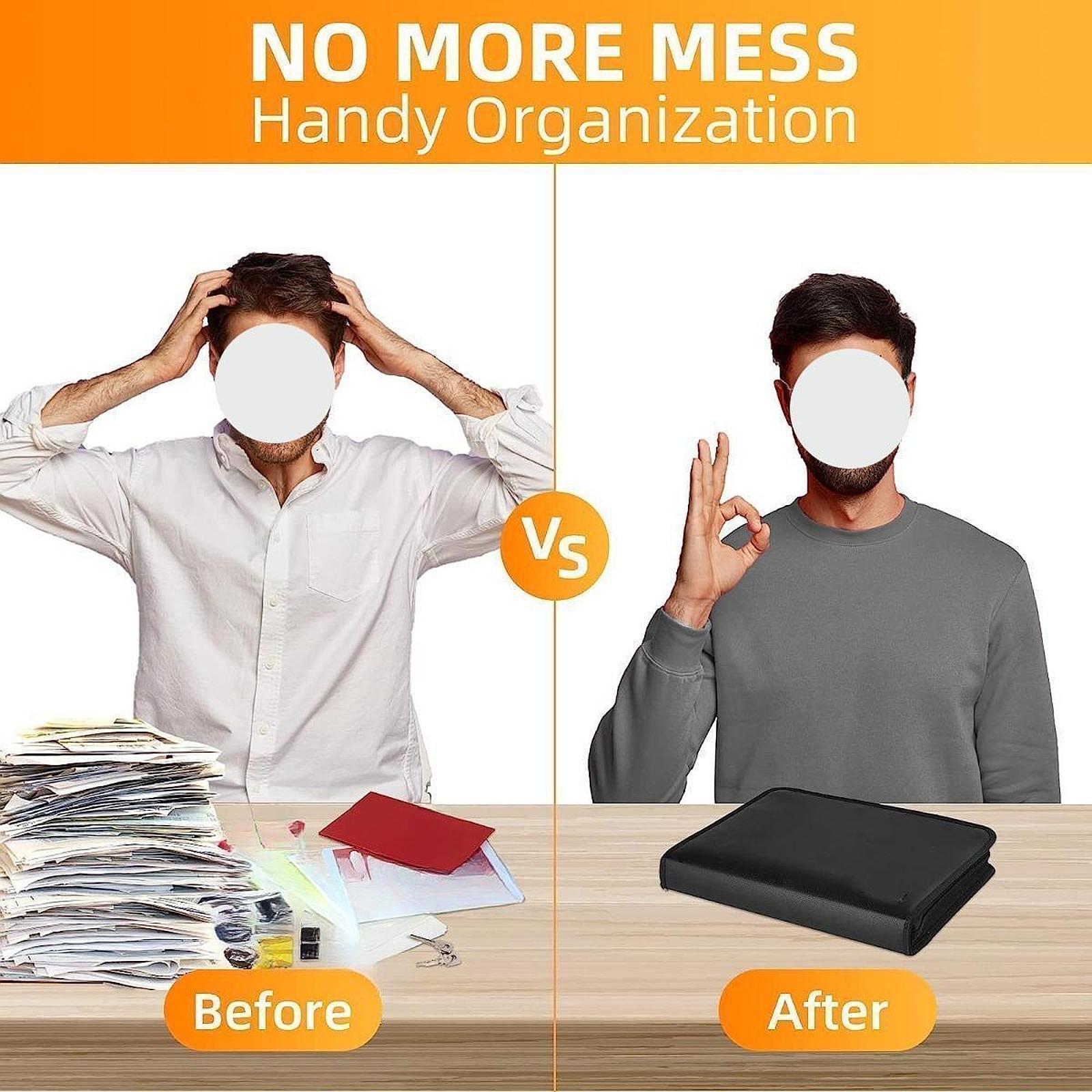 แฟ้มOrganizerอุปกรณ์สํานักงานโ - Home Office Travel Document บทวิจารณ์และราคา